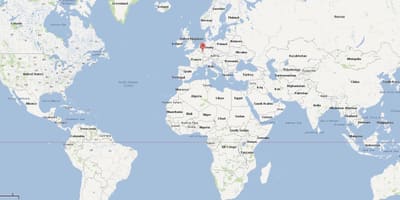Luxemburg plek op die wêreld kaart